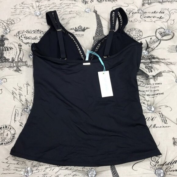 Sea Level Lola Cross Over Tankini Top - Picture 5 of 7